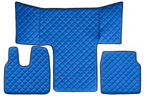 Tapis en simili cuir Q pour MAN TGL (01.2013-12.2019) - Bleu