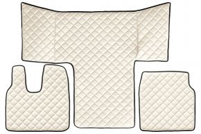 Tapis en simili cuir Q pour MAN TGL (01.2013-12.2019) - Beige clair