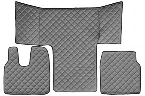 Tapis en simili cuir Q pour MAN TGL (01.2013-12.2019) - Gris