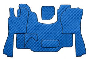 Tapis en simili cuir Q pour SCANIA G (01.2005-12.2016) - Bleu
