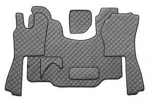 Tapis en simili cuir Q pour SCANIA G (01.2005-12.2016) - Gris