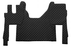 Tapis en simili cuir Q pour FORD F-MAX (dès 10.2018) - Noir