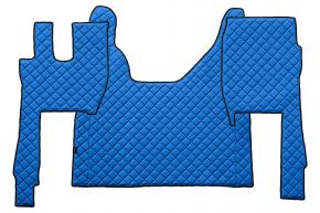 Tapis en simili cuir Q pour FORD F-MAX (dès 10.2018) - Bleu