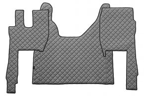 Tapis en simili cuir Q pour FORD F-MAX (dès 10.2018) - Gris