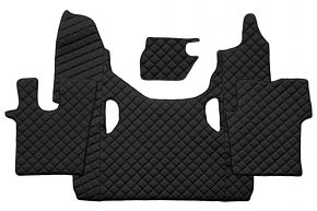Tapis en simili cuir Q pour SCANIA G NEXTGEN (dès 01.2017) - Noir