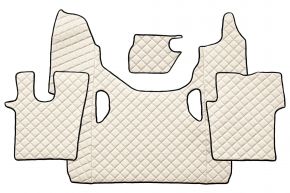 Tapis en simili cuir Q pour SCANIA G NEXTGEN (dès 01.2017) - Beige clair