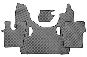 Tapis en simili cuir Q pour SCANIA G NEXTGEN (dès 01.2017) - Gris