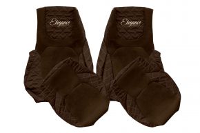 Housses de siège sur mesure ELEGANCE Q pour DAF XG+ (à partir de 10.2021) - sièges identiques - marron