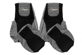 Housses de siège sur mesure ELEGANCE Q pour DAF XG+ (à partir de 10.2021) - sièges identiques - grises