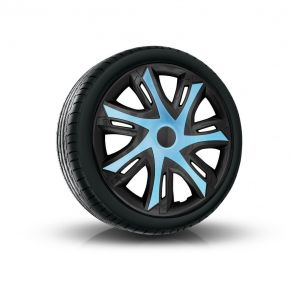 Enjoliveurs pour VOLKSWAGEN 14", N-POWER BICOLOR azur-noir  4pcs
