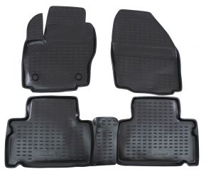 Tapis de voiture FORD FORD S-MAX 2006-up 4 pcs