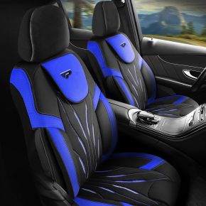 Housse de siège auto PARS bleus-noirs