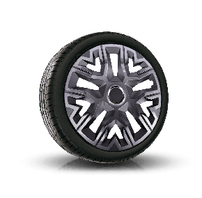 Enjoliveurs pour MAZDA 15", PERFECTO graphite laqué, 4 pcs