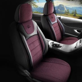 Housses Siège Auto Housse Siège Voiture en Cuir PU Ensemble Complet pour  Alfa pour Romeo 159 pour Giulietta pour Seat pour Leon pour Ateca pour  Ibiza Housse Siege Voiture Accessoires : 