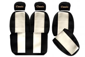 Housses de siège sur mesure CLASSIC pour MAN L2000 (01.1994-12.2005) - beige clair