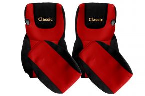 Housses de siège sur mesure CLASSIC pour DAF CF (01.2013-12.2020) - rouges