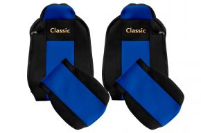 Housses de siège sur mesure CLASSIC pour IVECO STRALIS XP (01.2016-12.2019) - bleues