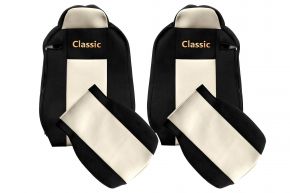Housses de siège sur mesure CLASSIC pour IVECO STRALIS XP (01.2016-12.2019) - beige clair