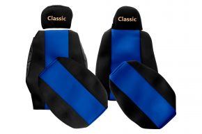 Housses de siège sur mesure CLASSIC pour SCANIA G (01.2013-12.2016) - appuie-tête différents - bleues