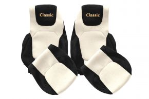 Housses de siège sur mesure CLASSIC pour DAF XF NG (dès 10.2021) - sièges identiques - beige clair