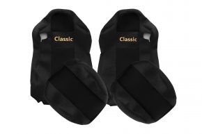 Housses de siège sur mesure CLASSIC pour IVECO STRALIS S-WAY (03.2019-12.2023) - noires