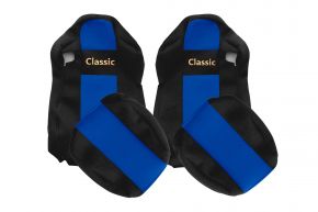 Housses de siège sur mesure CLASSIC pour IVECO STRALIS S-WAY (03.2019-12.2023) - bleues