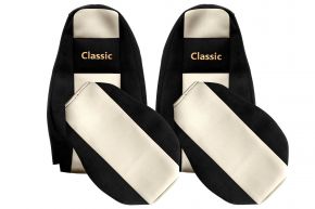 Housses de siège sur mesure CLASSIC pour VOLVO FH 5 (dès 01.2020) - beige clair
