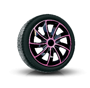 Enjoliveurs pour VOLKSWAGEN 14", QUAD BICOLOR ROSES 4 pcs