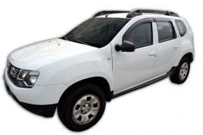 Déflecteurs SCOUTT pour DACIA DUSTER, G + D 2010-2017, avant et arriere, 4 pcs, 5-portes