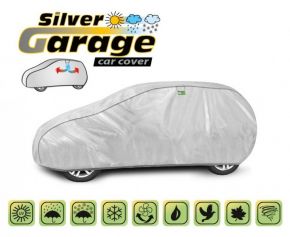 Toile contre pluie et ombragé SILVER GARAGE hatchback Citroen DS3 380-405 cm