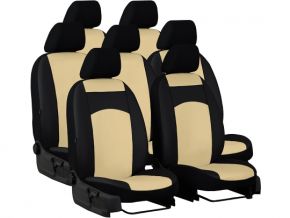 Housse de siège de voiture sur mesure Cuir Standard FORD TRANSIT VII (2+1, 4) Double Cab (2013-2021)