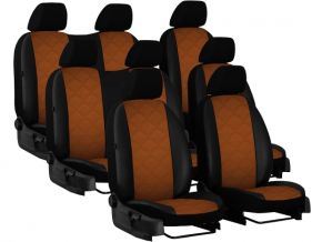 Housse de siège de voiture sur mesure Cuir - Imprimé MERCEDES VITO W447 8p. (2014-2020)