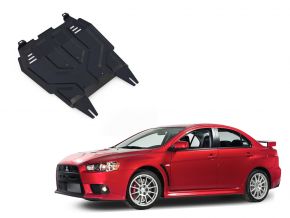 Protections moteur et boîte de vitesses Mitsubishi Lancer X 1,5; 1,8; 2,0 2007-2016