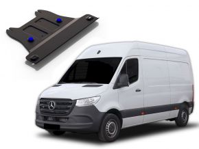 Couvert de boîte de vitesses en acier pour MERCEDES BENZ SPRINTER 2WD 311CDI; 2WD 315CDI; 2WD 515CDI uniquement pour le moteur spécifié! 2009-2013