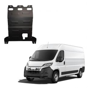 Protection moteur, boîte de vitesses et radiateur en acier pour Fiat Ducato compatible avec toutes les motorisations 2024-