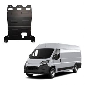 Protection moteur, boîte de vitesses et radiateur en acier pour Toyota ProAce Max compatible avec toutes les motorisations 2024-