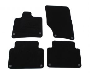 Tapis de voiture sur mesure en velours pour Audi Q7 2006-2014 (5 portes) (4 pièces)