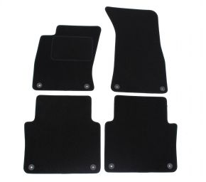 Tapis de voiture sur mesure en velours pour Audi A8 2002-2010 (4 pièces)