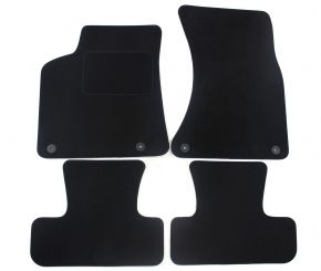 Tapis de voiture sur mesure en velours pour Audi Q5 2008-2015 (4 pièces)