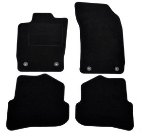 Tapis de voiture sur mesure en velours pour Audi A1 2011-2018 (4 pièces)