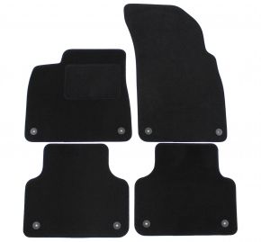 Tapis de voiture sur mesure en velours pour Audi Q7 2015- (4 pièces)