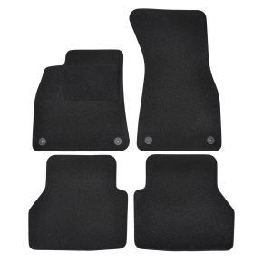 Tapis de voiture sur mesure en velours pour Audi A7 C8 2018- (4 pièces)