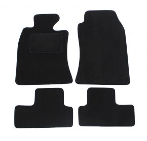 Tapis de voiture sur mesure en velours pour Mini Cooper 2001-2006 (4 pièces)