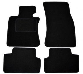 Tapis de voiture sur mesure en velours pour BMW 6 Serie 2004-2010 4pcs E63
