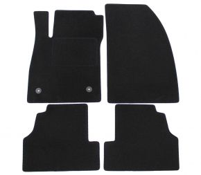 Tapis de voiture sur mesure en velours pour Opel Mokka X 2016-2020 (4 pièces)