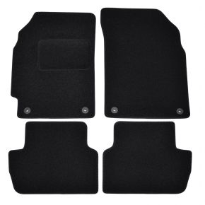 Tapis de voiture sur mesure en velours pour Chevrolet Spark 2009-2015 (4 pièces)
