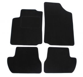Tapis de voiture sur mesure en velours pour Citroen C2 2003-2009 (4 pièces)