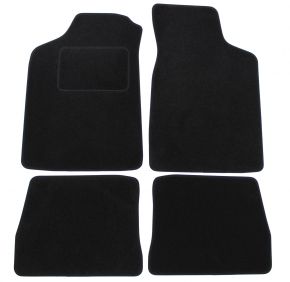 Tapis de voiture sur mesure en velours pour Citroen Saxo 1996-2004 (4 pièces)
