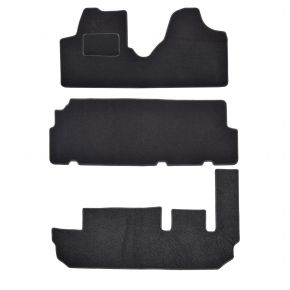 Tapis de voiture sur mesure en velours pour Citroen Jumpy 2007-2016 (3 pièces)
