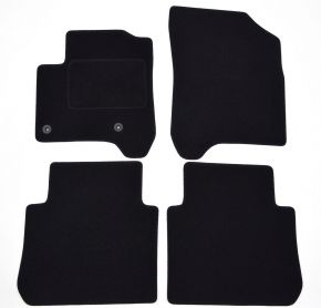 Tapis de voiture sur mesure en velours pour Citroen C3 Picasso 2008-2017 (4 pièces)